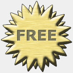 Graphic for a coupon with the word Free.